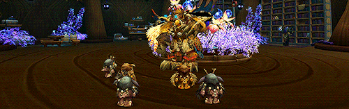 mammuchan:  “Pay attention, class. Follow my lead and you’ll become a great boomkin!” Wouldn’t mind 