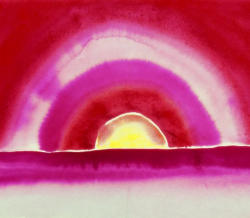 lonequixote:  Sunrise ~ Georgia O'Keeffe 