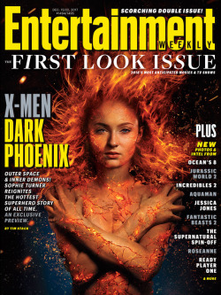 sophieturner:  Sophie Turner as Jean Grey for the X-Men: Dark Phoenix Cover of Entertainment Weekly (December, 2017)