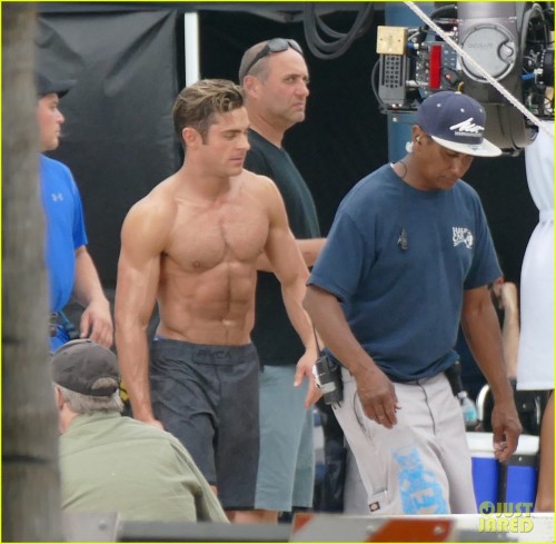   Zac Efron in “Baywatch’ set part 2 jfpb