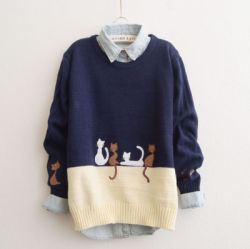 sneakysnorkel:  Pastel Sweaters & Cardigans