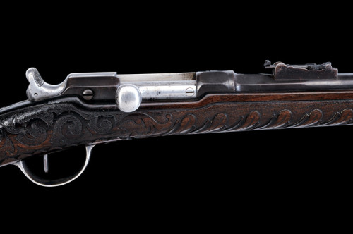 A rare presentation French Chassepot bolt action rifle, late 19th century.