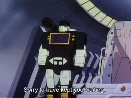 decepticon-moonracer:  i’m watching headmasters and this made me laugh so hard?? soundwave is resurrected as soundblaster, all his cassettes cheer and jump into his chest compartment. then he just gently pats his chest and says “That’s my boys.”it’s