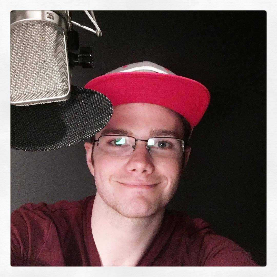 “hrhchriscolfer Laying down some sweet tracks…of an audiobook. #tlos5
”