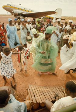 natgeofound:  Women dance to send off a friend