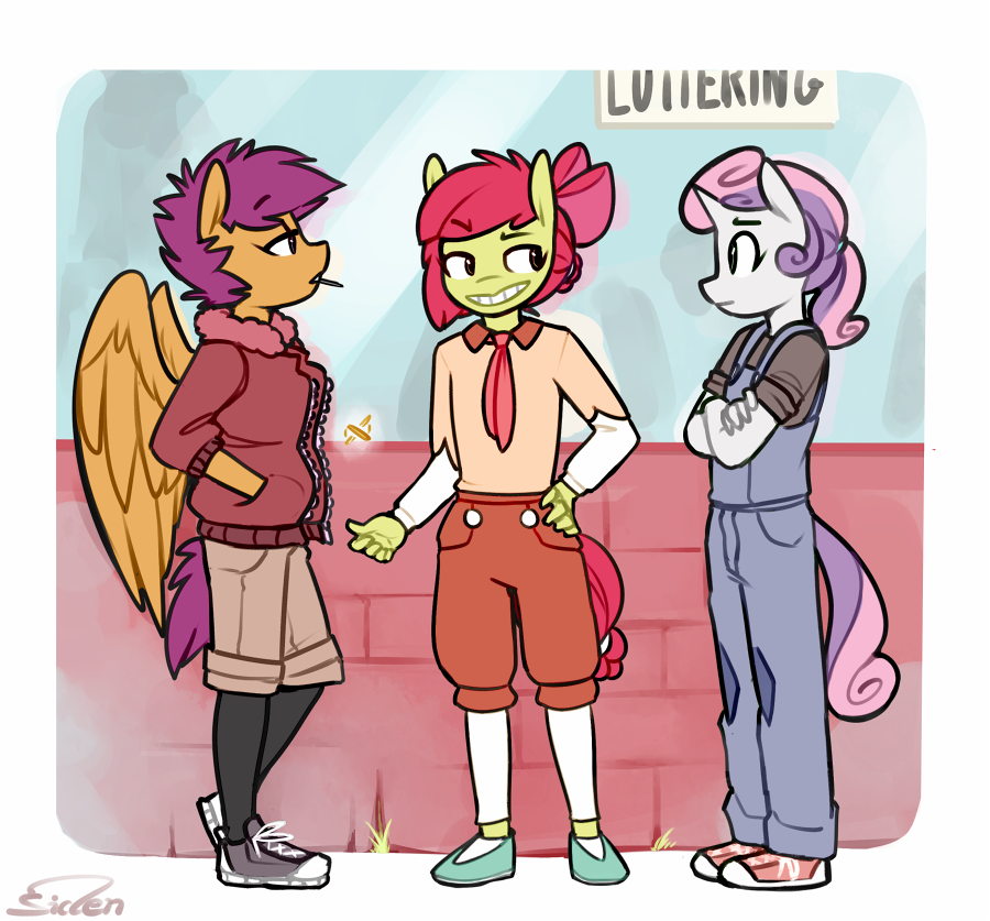 ultimareuniverse:  Our intrepid trio of lovable losers ready to rock the city to