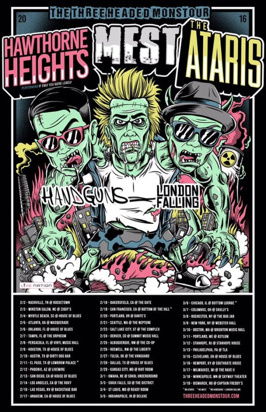 Three Headed Monster Tour Announced