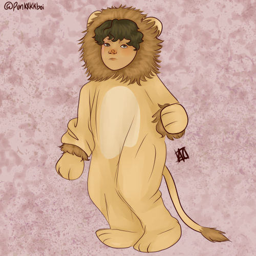 bonus for the weeeeeekkkBaby Harry in a lion costume !!!