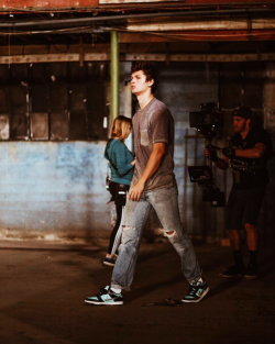 anselelgrt:  @ansel: Bts Supernova shoot rehearsing.