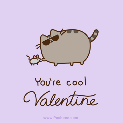 Happy Valentines Day, From Pusheen!