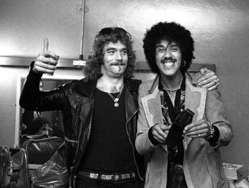 nostalgia-eh52:1979 Huey Lewis & Phil Lynott phil