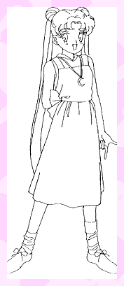 Superchhhht requested further images of Usagi’s outfit from episode 17+Settei, Color Picks, and Deta