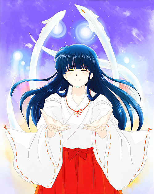 inuhazard:  Kikyo (Inuyasha)  → zerochan 