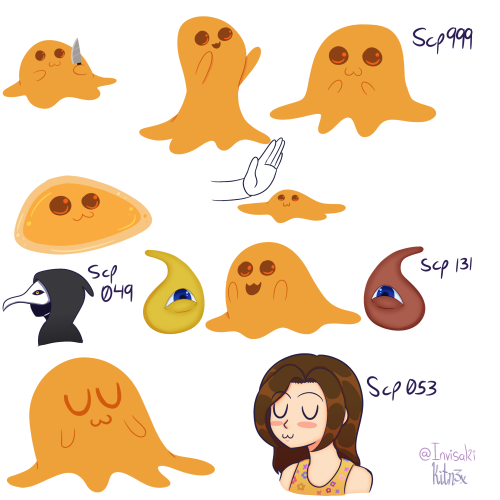 🍄🐛 on X: SCP 999 + TheRubber fanart thing 🍊🧡   / X