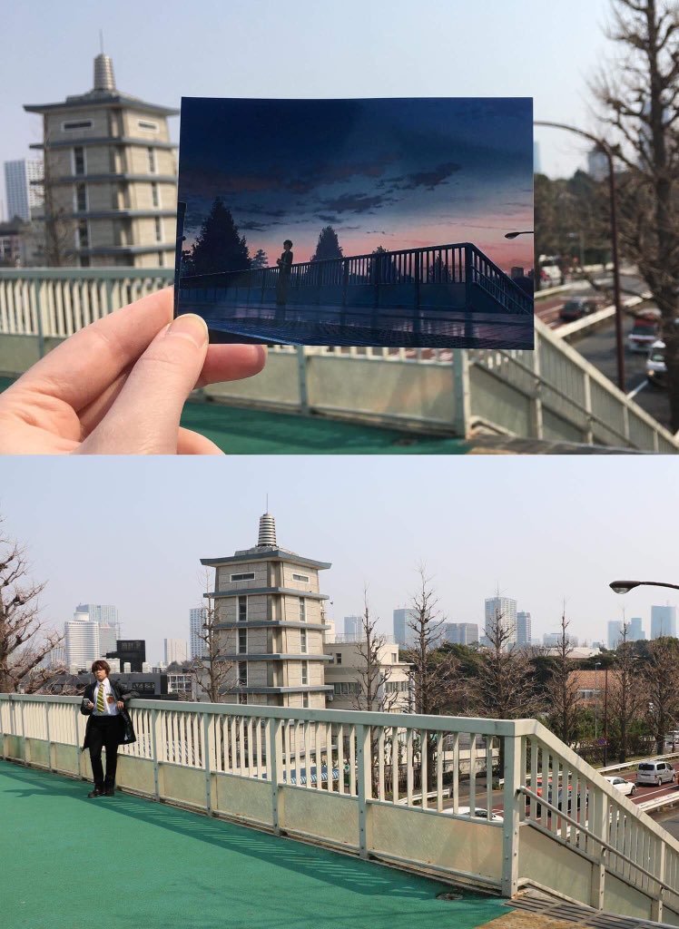 art-woonz:  Real life locations from Kimi no Na wa.(Your name) -seichi junrei (Tokyo side)
