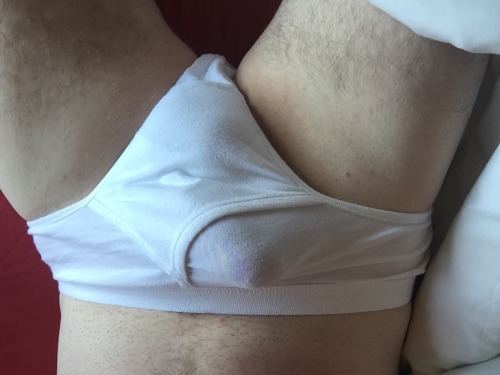 loveguysinundies:M&S y fronts and morning wood. 