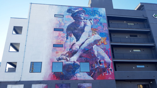 yourfavoritescoundrel:Went on a mini-adventure today to see this incredible mural in Denver. Painted