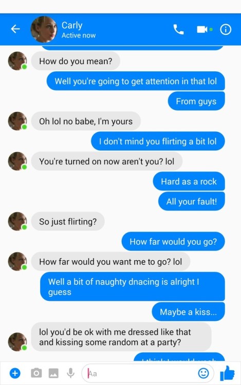 BF has some naughty suggestions for GF.