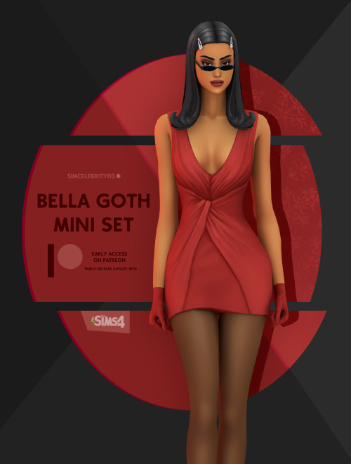 Bella Goth Mini SetHello everyone! This is a small project I have been working on for awhile and I a