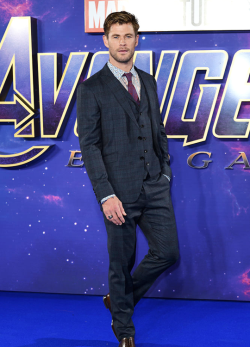 marvelheroes:Chris Hemsworth Avengers Endgame UK Fan Event at Picturehouse Central on April 10, 2019