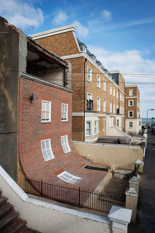 Porn photo archatlas:  Alex Chinneck A Bullet from