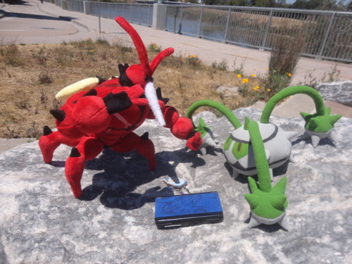 sqishyrina: Just finished making a Buzzwole plush! He took quite a while, and has a LOT of fine deta