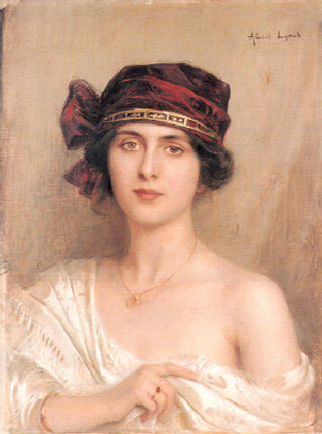 edwardianpromenade:Portrait d’une Jeune Femme (Portrait of a Young Woman), 1890 - Albert Lynch, Peru
