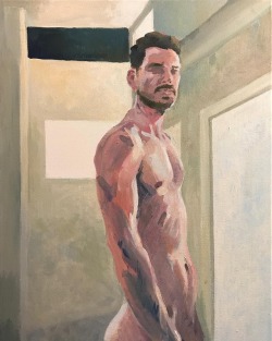 gabrielzebub:  “Self Portrait 808” - 18x24” acrylic on canvas .www.etsy.com/shop/gabrielgarbowart . #selfie #selfportrait #gaysf #gayart #gayfitness #models #artwork #gabrielgarbow #gabrielgarbowart #painting #nudes #nudity #nudemen #nudemodel #painting