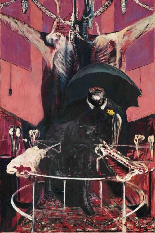 artthatremindsmeofhannibalnbc:Francis Bacon, Painting 1946, 1946Oil and pastel on canvas