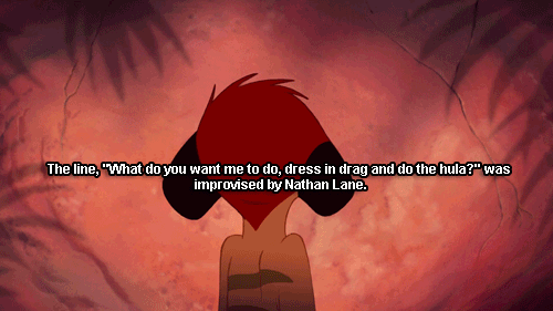 avengetheangels:Trivia from The Lion King