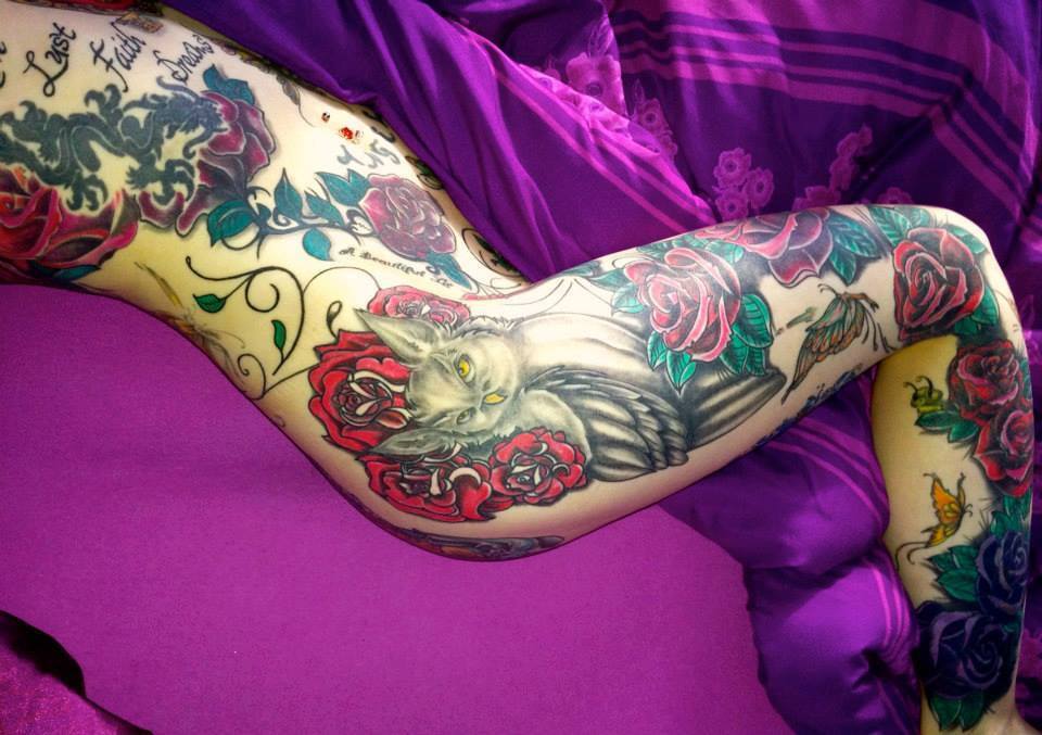 ohmygodbeautifulbitches:  Inked Little Angel 