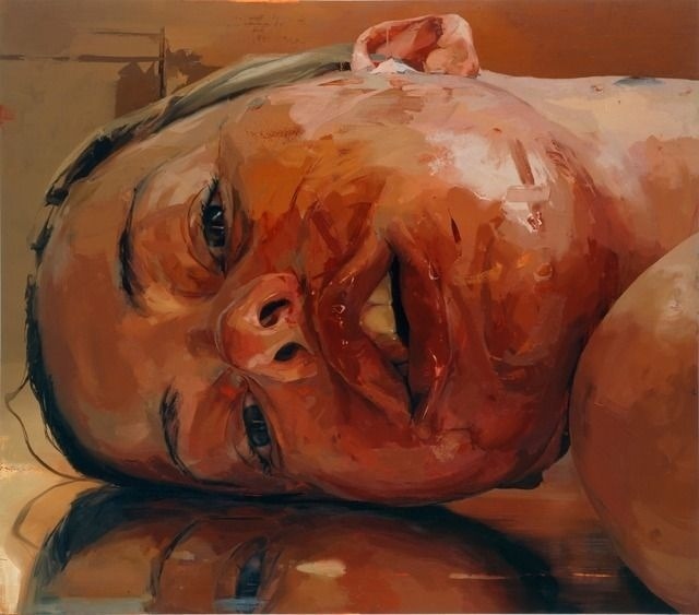 paintdeath:  JENNY SAVILLE reverse 2002-2003 Oil on canvas