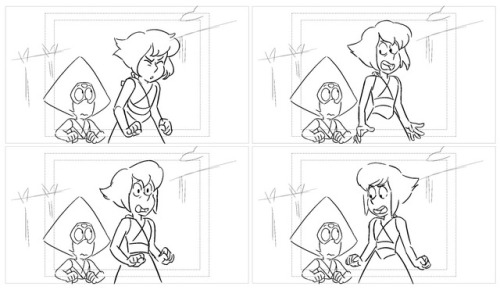 A few scenes I drew for “Room for Ruby” (characters only).