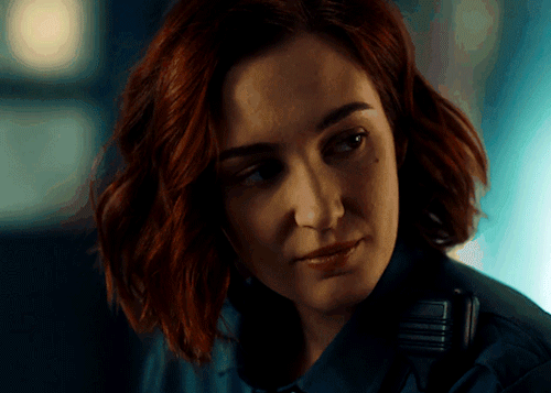 katbarrellgifs:    Nicole Haught - 3x07 ‘ I Fall To Pieces ‘   