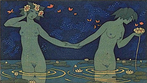 mermaidenkay:Les Chansons de Bilitis (Songs of Bilitis) ~ 1922 ~ George Barbier (French illustr