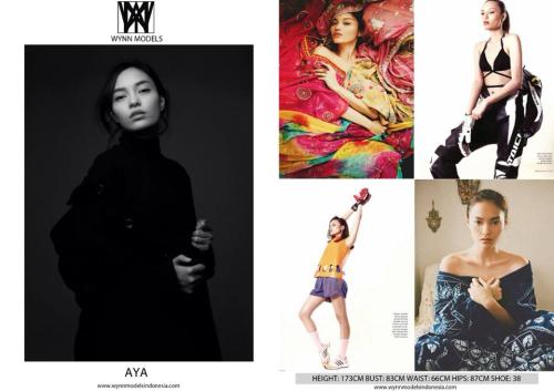 indonesianmodels: Aya Bernedette - Wynn Models compcard