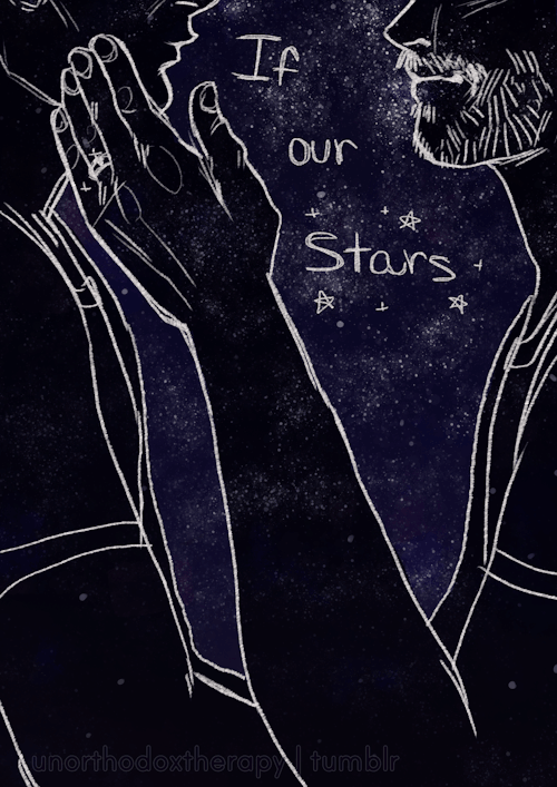 unorthodoxtherapy:  I believe some of our stars will always be the same. — (Please click to make it bigger <3)I. FINALLY. FINISHED. THIS.For @hannibalcreative‘s current event, #ItsStillBeautiful c:I hope you all like it <3My art blog   ☆