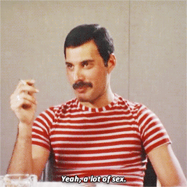 sbstianstans:# this is an actual thing freddie mercury said on camera in 1984