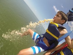 weallheartonedirection:  Me and my brother went parasailing today