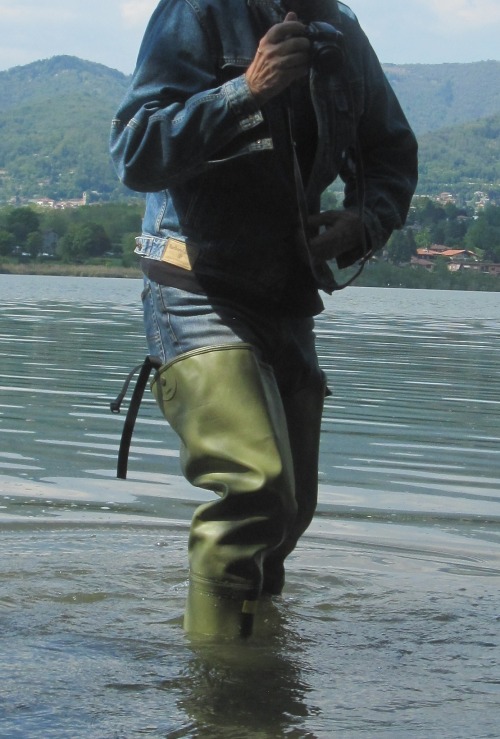 stivinrubberboots: trento green waders