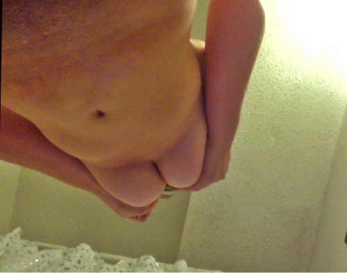 happyhumps:  Here are more pictures(I took them a month ago.)Who wants to suck on my boobs? I am so horny!