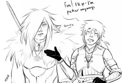 Day 1: Susanoo / Ghost / Witcher AU