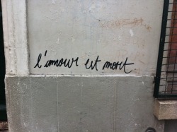 extrarouge:  “L’amour est mort” - 18/03/14, Paris, France.
