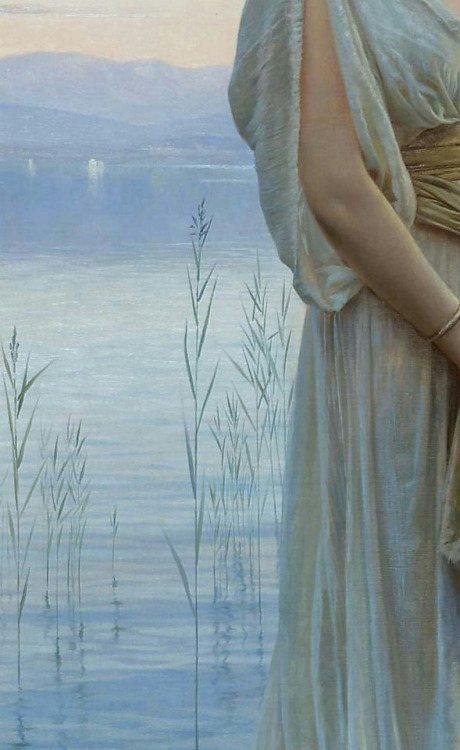 inividia:Max Nonnenbruch - Evening by the Lake  (1857–1922)