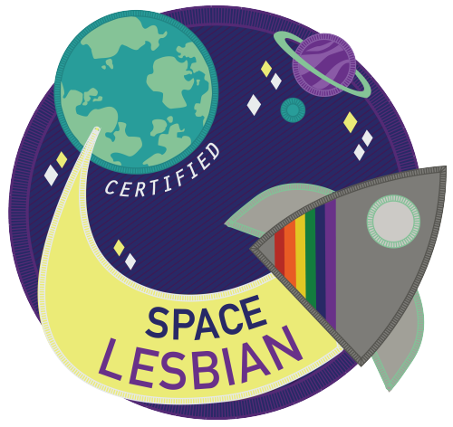 sunsetofdoom: cfpepperz: Some necessary space scouting badges ~~ Space Gay | Space Ace | Space Bisex
