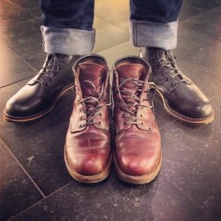 redwingshoestoreamsterdam:  It’s almost Christmas, time to spoil ourselves with another pair of Beckmans! | both Red Wing Beckman Shoes are available at http://ift.tt/180OFjM | #redwing #redwings #redwingshoes #redwingamsterdam #usbootsfreak #mybeckmans