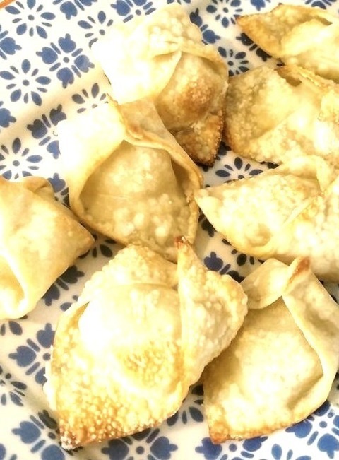 Cheese - Air Fryer Boursin-Stuffed Wontons