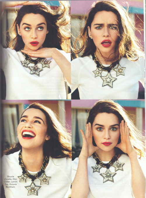 emclarkedaily:Emilia Clarke on the cover of Glamour France (april 2014)click to enlarge