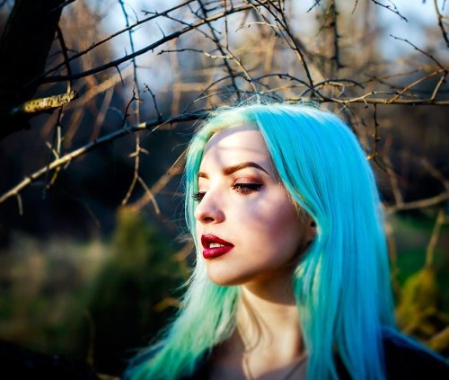 turquoise hair