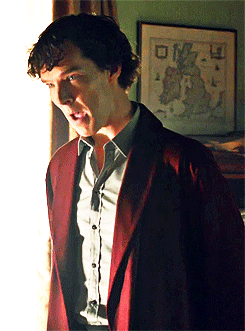 jhnwatsns:Sherlock Meme [2/6] Outifits: Sherlock’s glorious red dressing gown